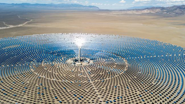 A solar thermal power station in Nevada. Picture: Istock