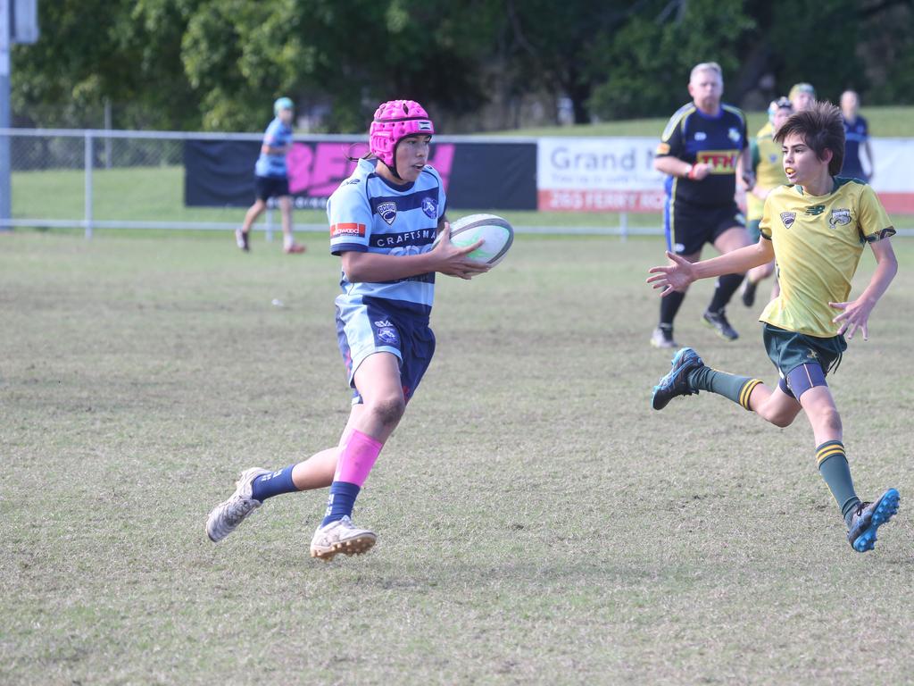 GCDRU juniors U13. Helensvale vs. Surfers Paradise. 14 July 2024 Surfers Paradise Picture by Richard Gosling