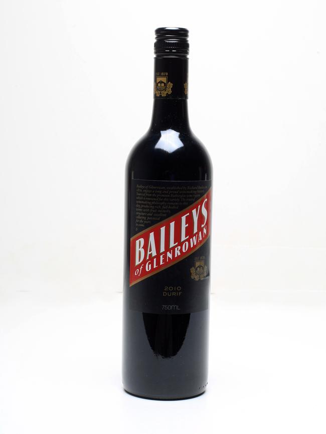 The Baileys of Glenrowan Durif will set you back around $25 a bottle.