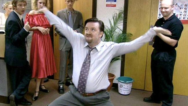 If your boss is David Brent from The Office, then go ahead, whip out your best worm dance move. (Pic: Supplied)