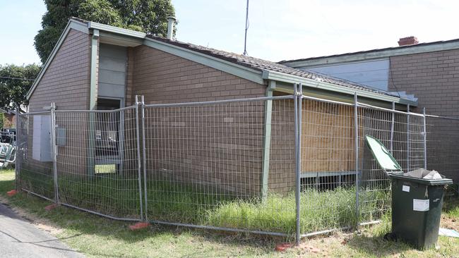 The Russell St house has been empty ever since the incident. Picture: Alan Barber