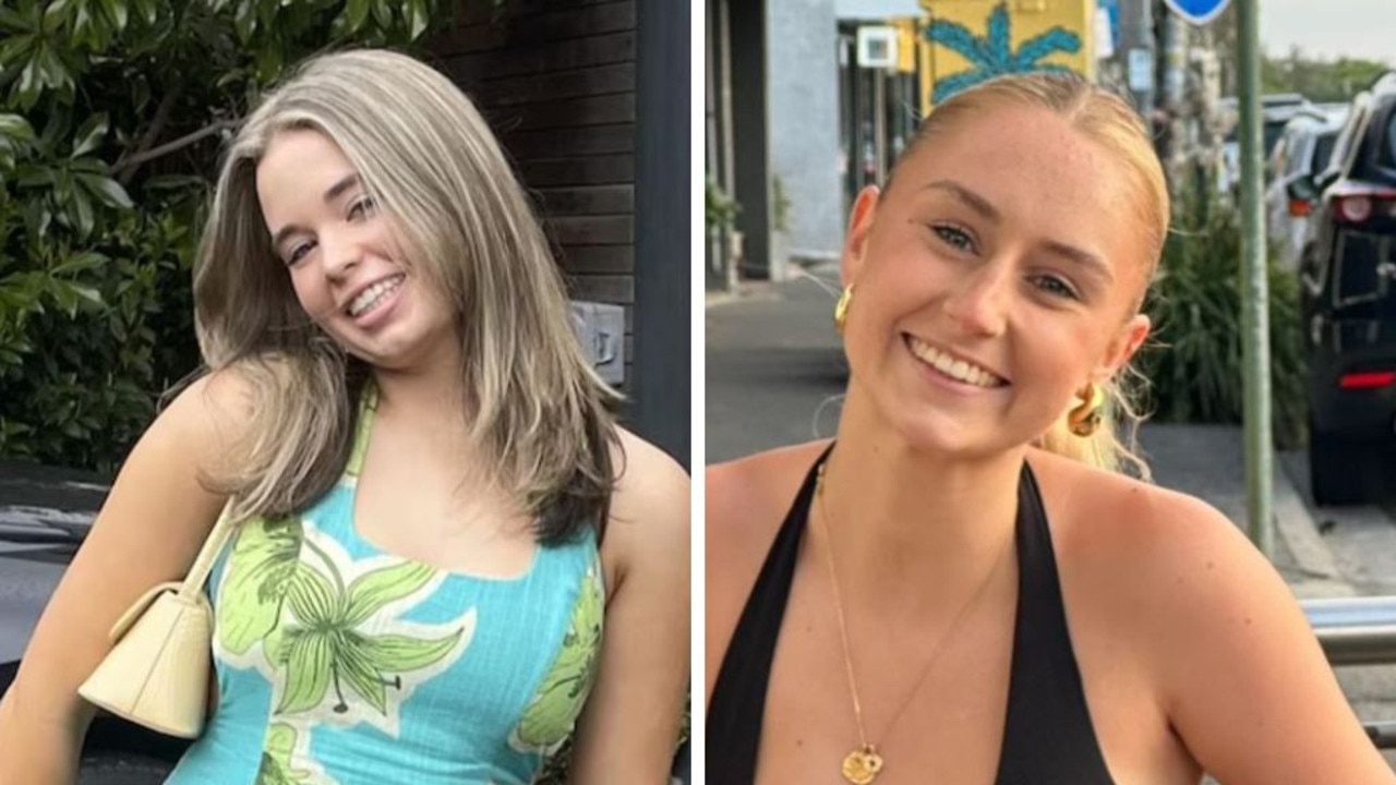 Australian teens Holly Bowles (left) and Bianca Jones (right) died from methanol poisoning in Laos. Picture: Supplied