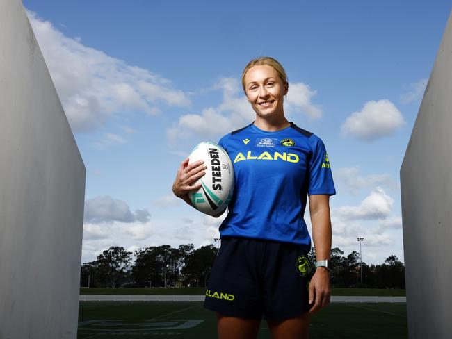 Abbi Church at Eric Tweedle Stadium in Merrylands ahead of the clash with Canberra. Picture: Jonathan Ng