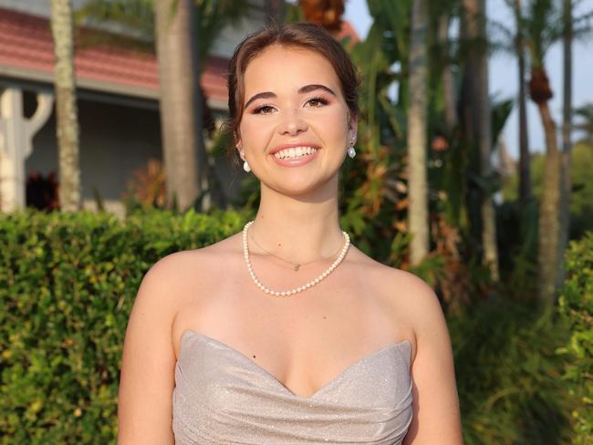 Melody Ratcliffe at the Southport State High School Formal at SeaWorld. Picture, Portia Large.