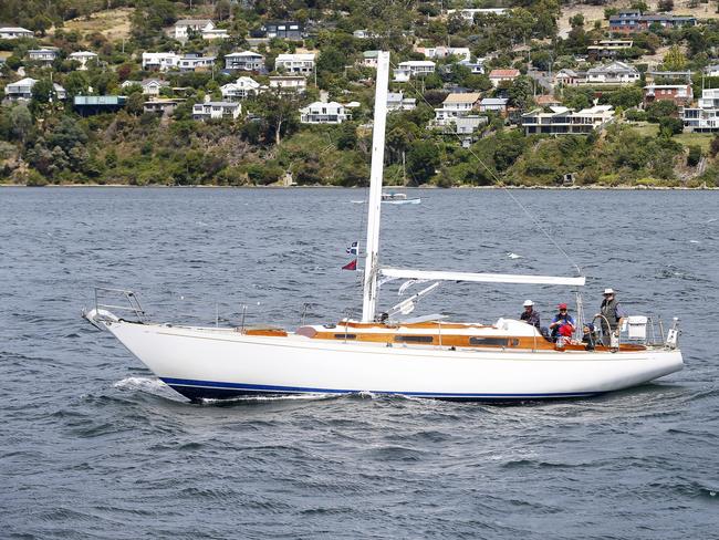Australian Wooden Boat Festival - Parade of Sail pictured from the Young Endeavor PICTURE: MATT THOMPSON
