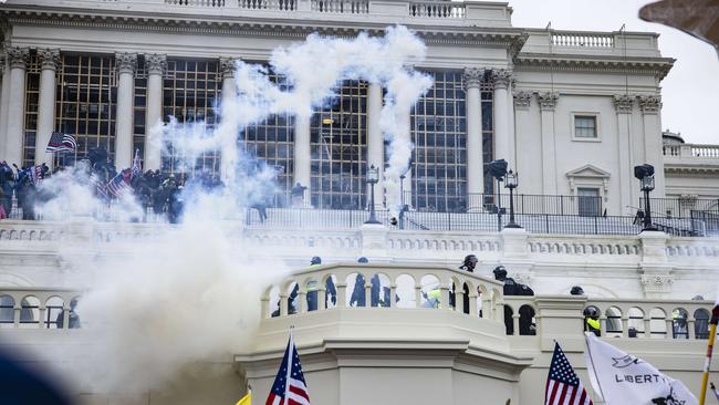 Pro-Trump supporters storm the US Capitol on January 6, 2021 in Washington, D.C. Picture: Samuel Corum/Getty Images/AFP