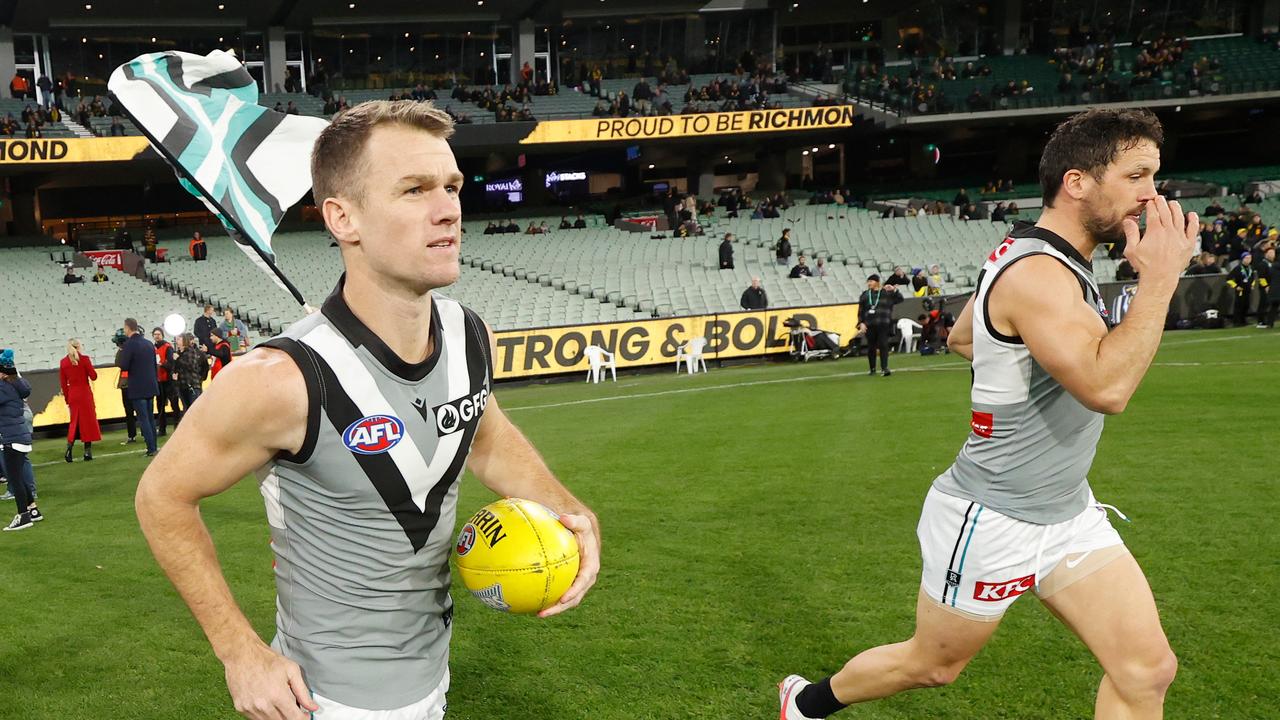 Robbie Gray of the Power. Photo by Michael Willson/AFL Photos via Getty Images)