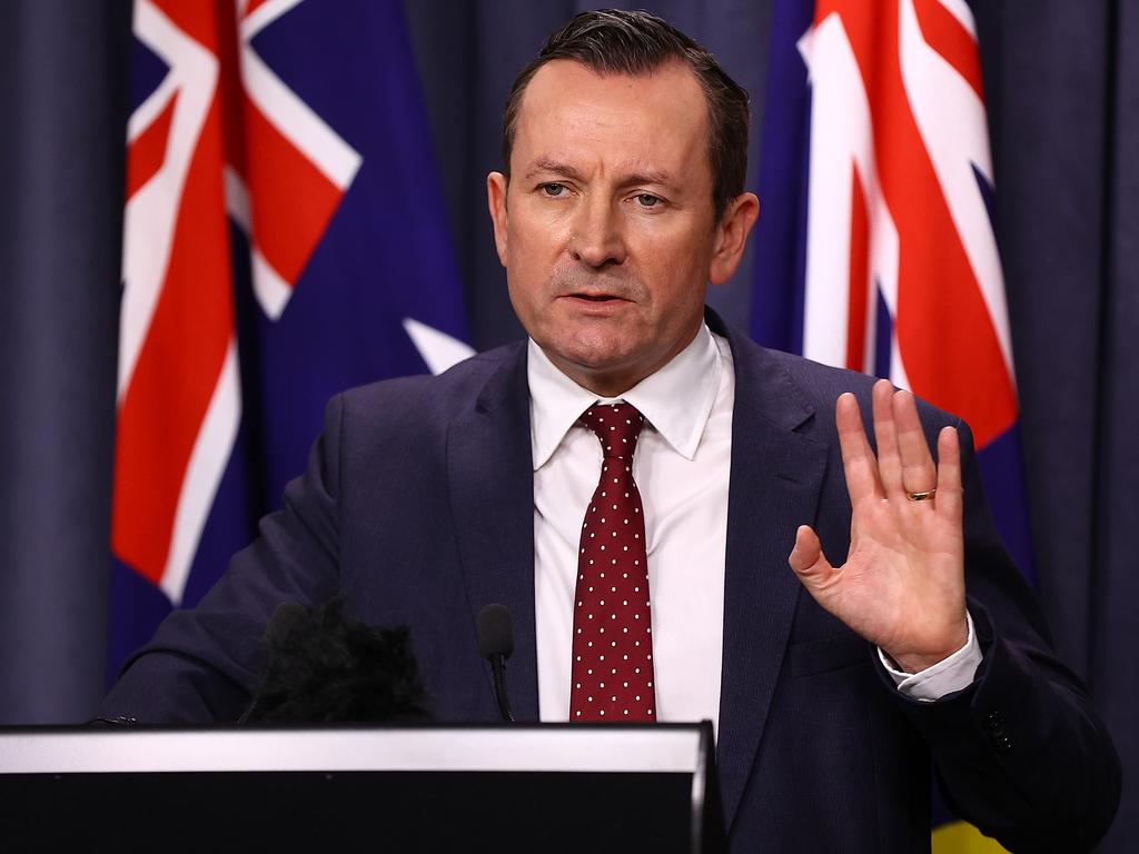 WA Premier Mark McGowan said the Treasurer’s comments were odd. Picture: Paul Kane/Getty Images