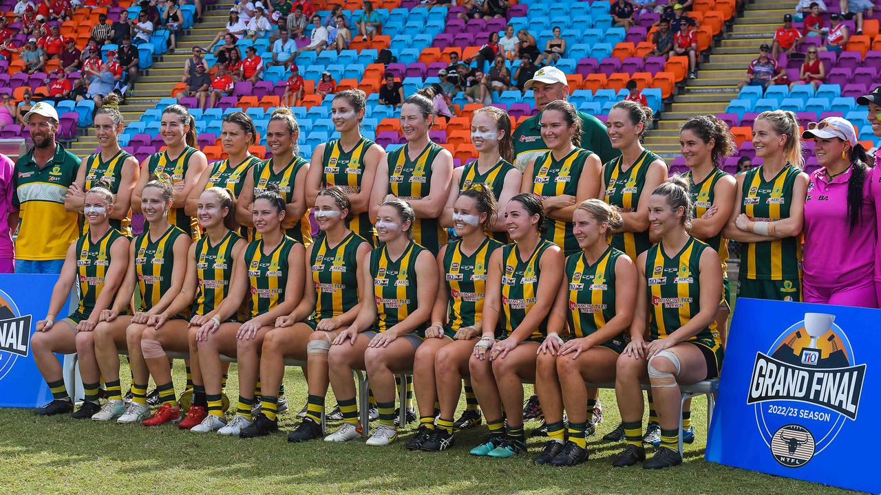 Waratah vs PINT in the 2022-23 NTFL womenÃ&#149;s grand final. Picture: PEMA TAMANG Pakhrin