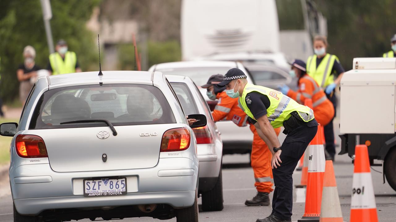 Parts of Greater Sydney will be allowed to enter Victoria from Monday night. Picture: Simon Dallinger.