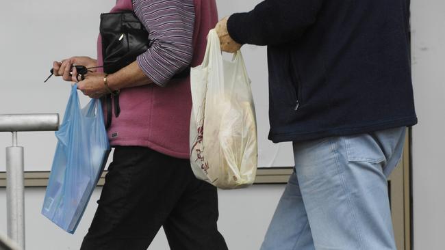 Plastic bags could be phased out at Prahran Market. File photo