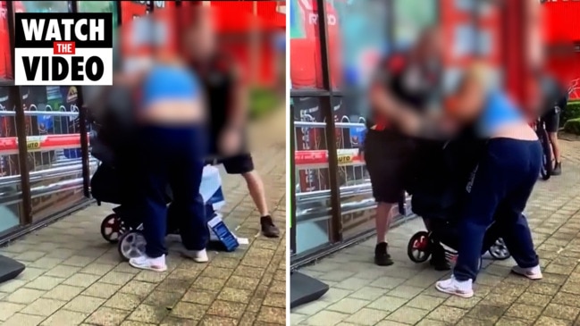 Woman's tirade outside Supercheap Auto