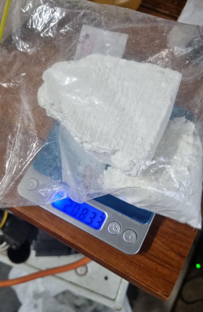 Sunshine Coast police seized cash, MDMA, cannabis and cocaine in a major police raid in Aroona on July 13.