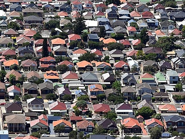 The housing market could be impacted by Labor’s policy on negative gearing. Picture: AAP Image/Sam Mooy