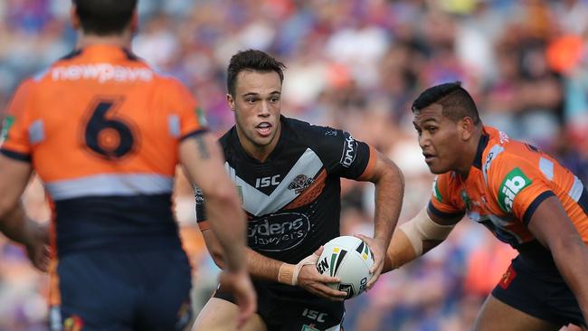 Luke Brooks in action against Newcastle.