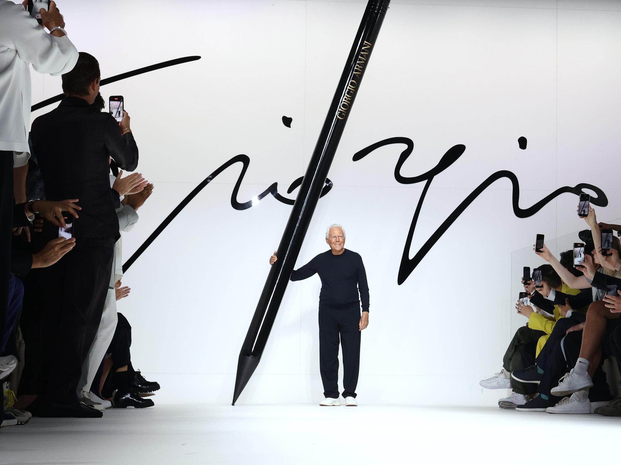 Giorgio Armani: The show must go on, The Independent