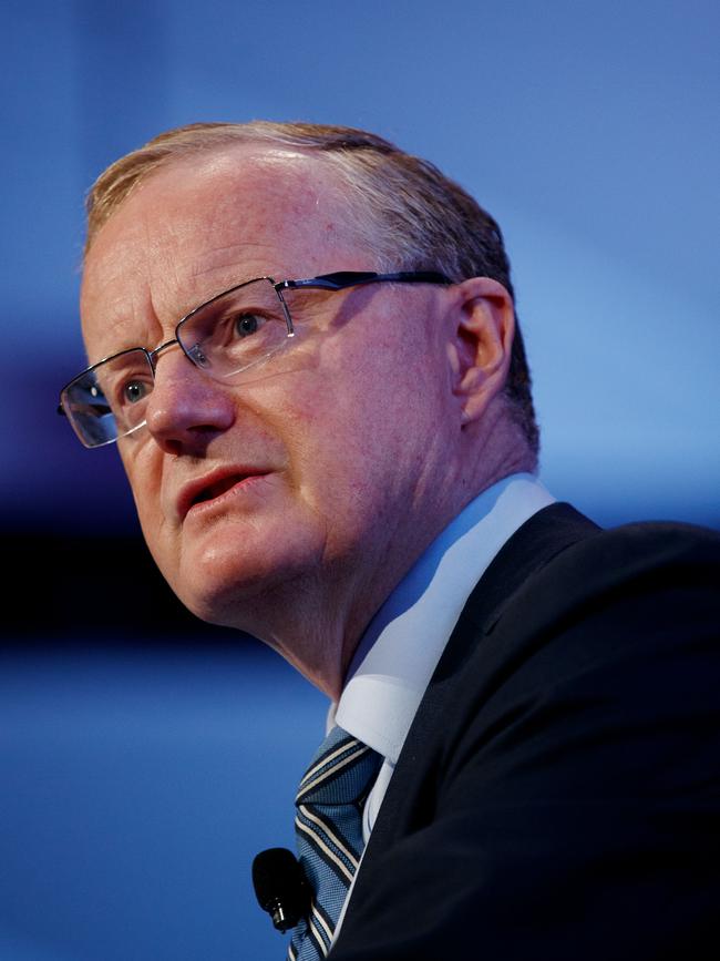 RBA governor Philip Lowe in Sydney on Wednesday. Picture: NCA NewsWire/Nikki Short