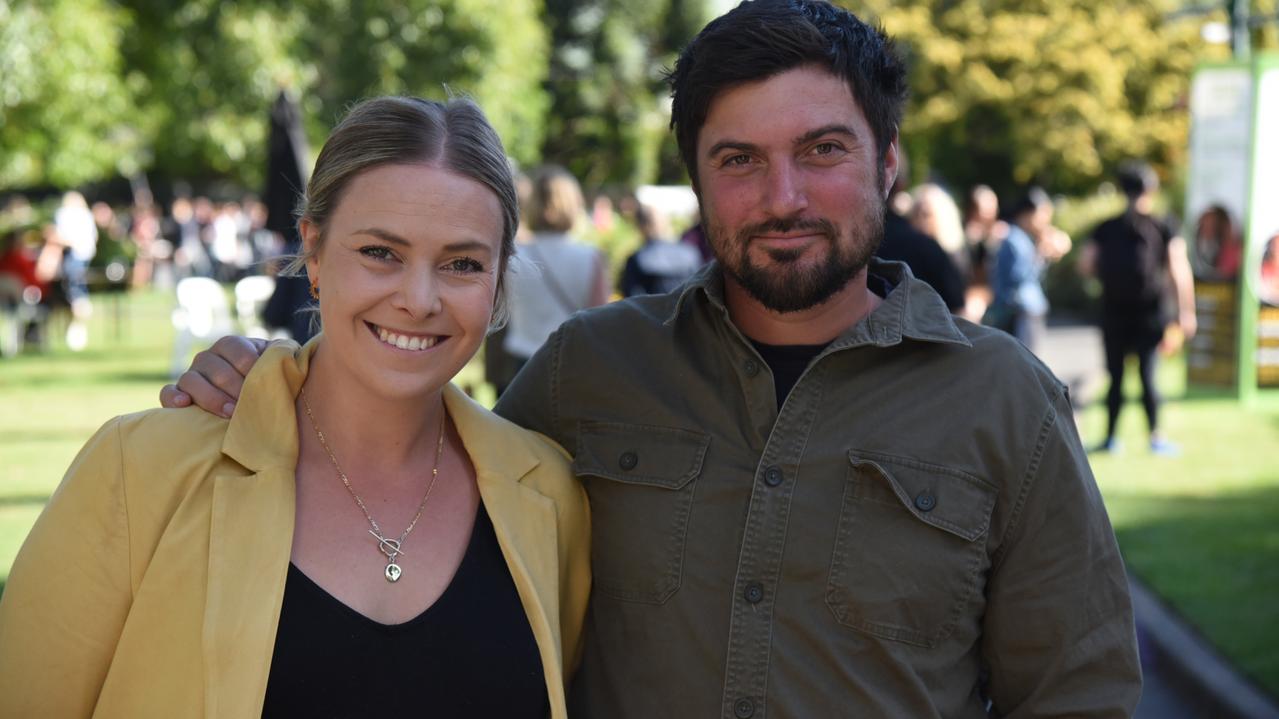 Tayla and Adam King at City Park on Day 1 of Launceston's Festivale. Picture: Alex Treacy