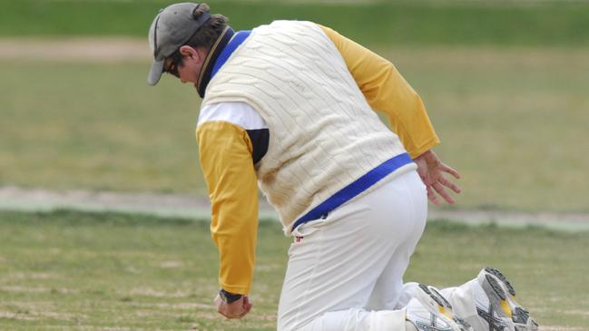 Paul Baker in action for Bacchus Marsh.