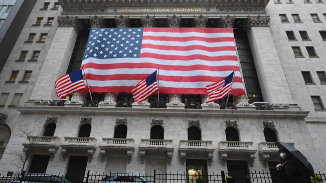 Wall Street has recovered from its lows but the market remains volatile Picture: AFP