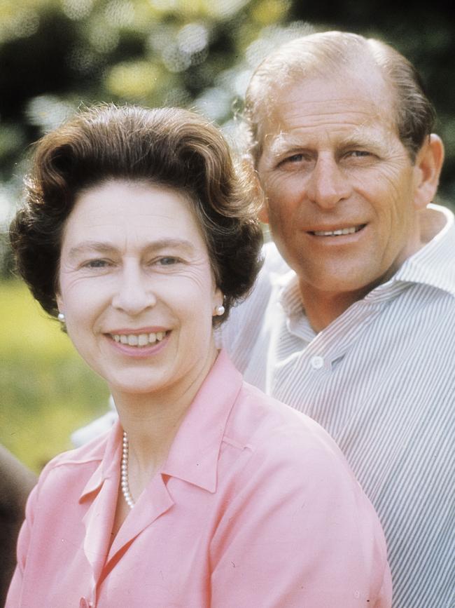 HM The Queen and HRH The Duke of Edinburgh on the Estate at Balmoral Castle, Scotland during the Royal Family’s annual summer holiday 22nd August 1972. Part of a series of photographs taken for use during the Silver Wedding Celebrations in 1972. This image was also used on an Australian post office stamp to commemorate the Silver Jubilee in 1977. Picture: Lichfield/Getty Images.