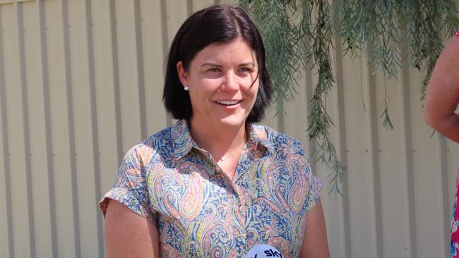 Chief Minister Natasha Fyles said the NT needed to continue growing its workforce. Picture: Annabel Bowles