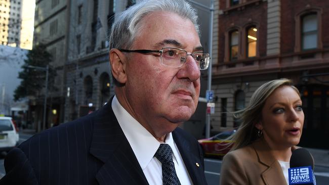 Labor lawyer Ian Robertson gave evidence today. Picture: AAP