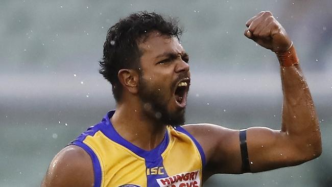 Willie Rioli has booted 46 goals in 38 games for West Coast.