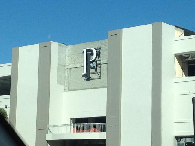 Pacific Fair, Broadbeach, has a new modern sign as part of its redevelopment. Pic: Josh Adsett / Channel 7