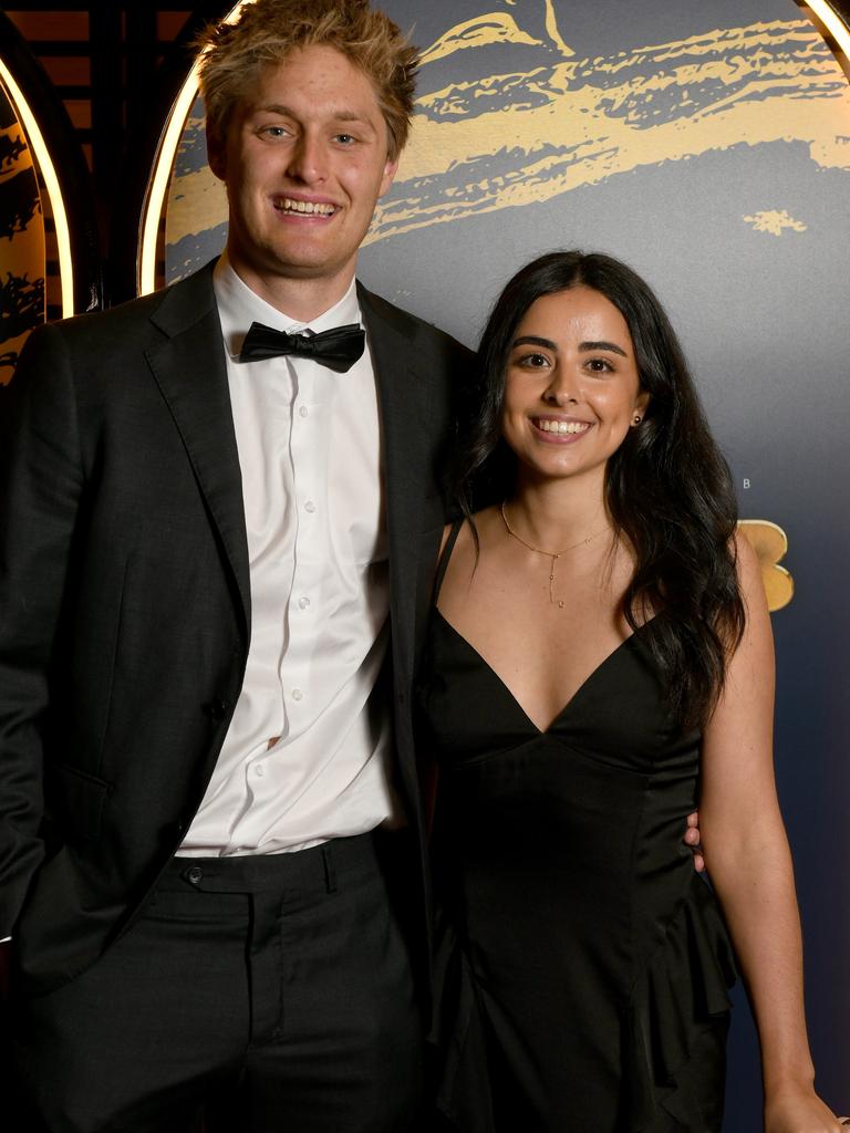 Jackson Hately and Celine Badaoui. Picture: Naomi Jellicoe