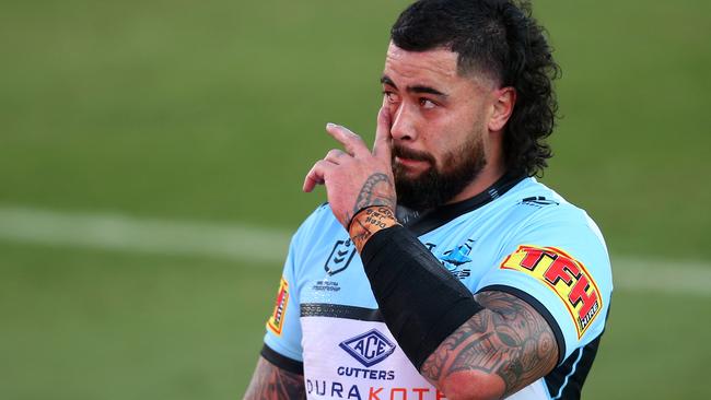 A calf injury undid Andrew Fifita’s off-season. Picture: Jason McCawley/Getty Images