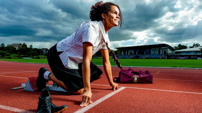 St Peters Lutheran College student Torrie Lewis. Picture: Richard Walker