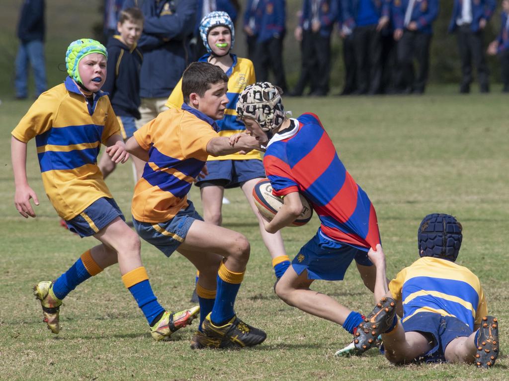 13Bs Downlands vs TGS. The O'Callaghan Cup played at Downlands College. Saturday, August 6, 2022. Picture: Nev Madsen.