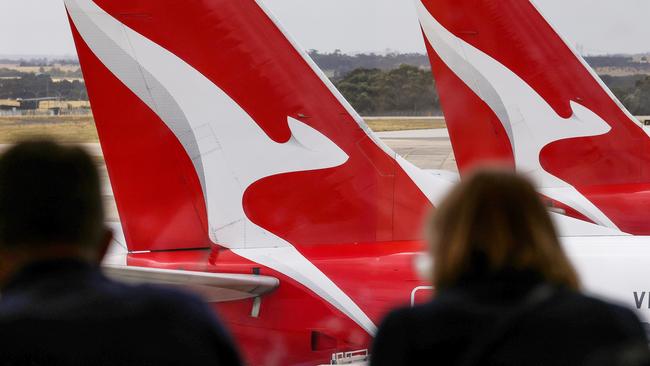 MELBOURNE, AUSTRALIA-NewsWire Photos, JANUARY 19, 2023. Qantas signage around Melbourne Airport. Picture: NCA NewsWire / Ian Currie