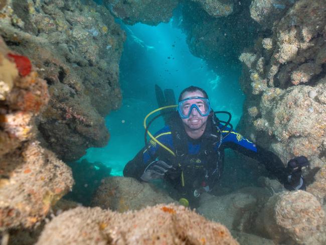 Captain Shayne Fielder of Triple 888 Eight motor yacht explores the Great Barrier Reef.