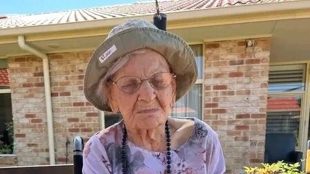 Mrs Moore now lives at the Bribie Cove Nursing Home. Picture: Contributed