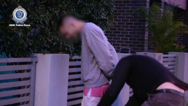 Jarryd Miller and Piyabut Panya were arrested after a man was shot in the face during an armed robbery at Wolli Creek. Picture: NSW Police