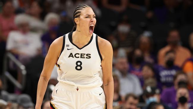 Liz Cambage has called out the WNBA’s pay disparity. Photo: Christian Petersen/Getty Images/AFP