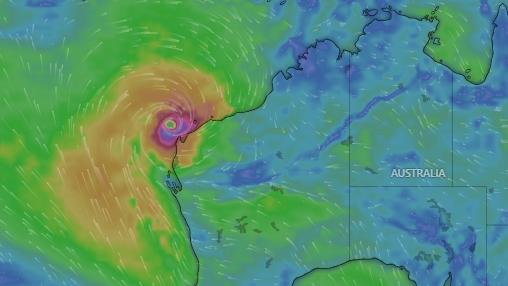 Residents in Western Austraila have been issued a warning as a cyclone sweeops past the Pilbara region over the weekend, bringing gale force winds and plenty of rain with it. The Bureau of Meteorology issued a warning for residents in the Pilbara region, spanning from Creek to Ningaloo, as tropical cyclone Sean began moving west from the Pilbara region., Cyclone Sean is expected to continue strengthening as it moves west, parallel to the Pilbara coast and travelling to open waters. “From Monday onwards, the cyclone is expected to turn towards the southwest, while remaining over open waters,” the bureau said. “By this time, the cyclone is expected to begin moving away from the coast.”