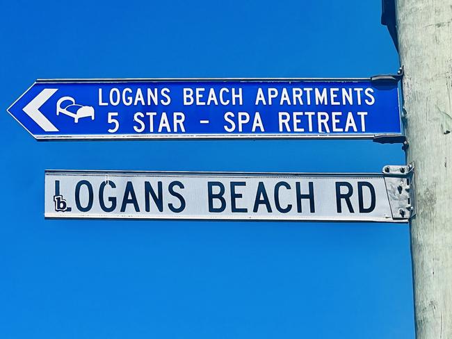 Logans Rd sign. Picture: Jack Colantuono