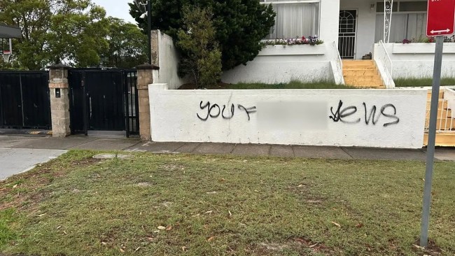 Sydney home near Jewish school sprayed in anti-Semitic graffiti