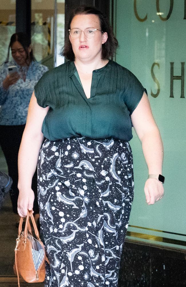 Lisa Baynes at Downing Centre. Picture: Thomas James Parrish