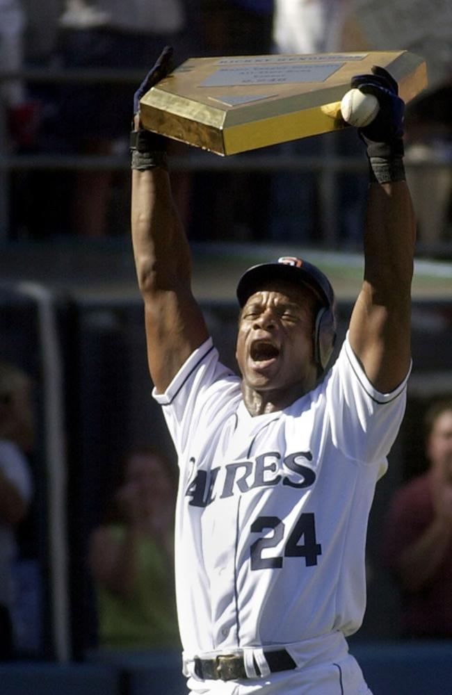 Baseball legend Rickey Henderson won two World Series and was nicknamed ‘Man of Steal’ for his ability to steal bases. He was best known for several stints with his original team, the Oakland Athletics. He died aged 65.