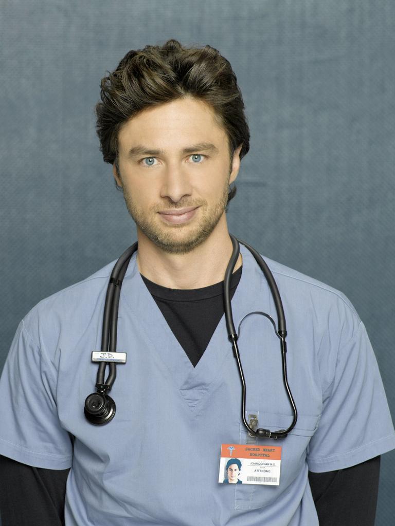 Zach Braff in Scrubs.