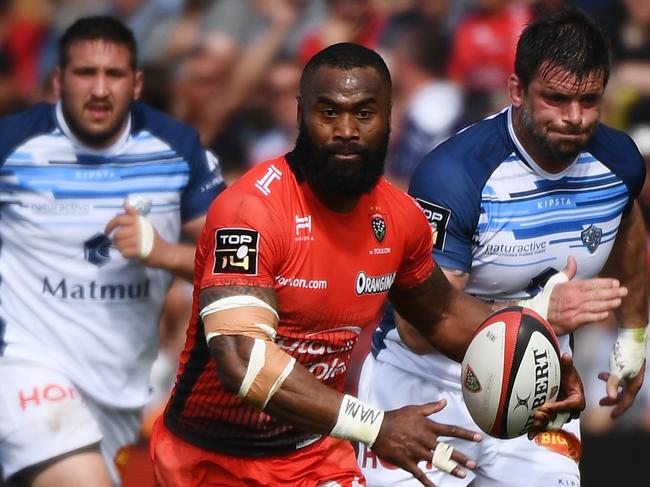 RC Toulon's Fijian winger Semi Radradra runs with the ball during the French Top 14 rugby union match between RC Toulon and Castres last year. Picture: AFP