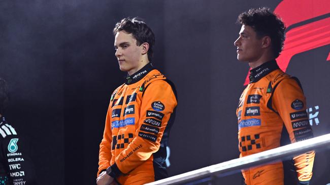 The growing rivalry between championship-leading Oscar Piastri (L) and teammate Lando Norris is grabbing attention. Picture: Getty