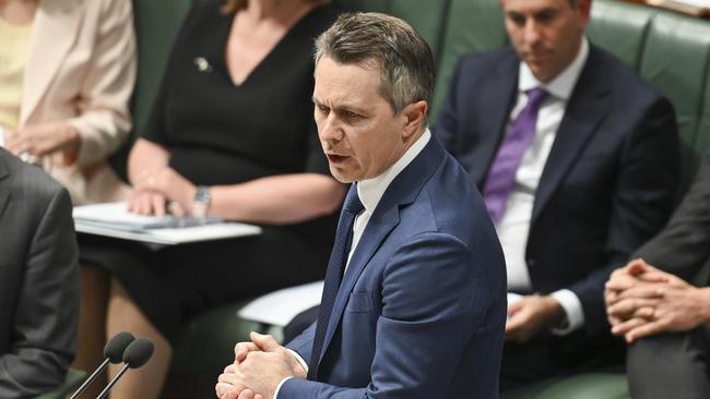 Education Minister Jason Clare during question time this month. Picture: NewsWire / Martin Ollman