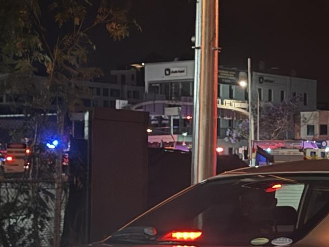 A fire broke out in an abandoned building on Hubert St, Woolloongabba on Sunday, October 13. Photo: Supplied