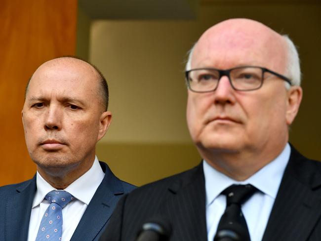 Peter Dutton has long been touted as a possible future party leader. Picture: AAP