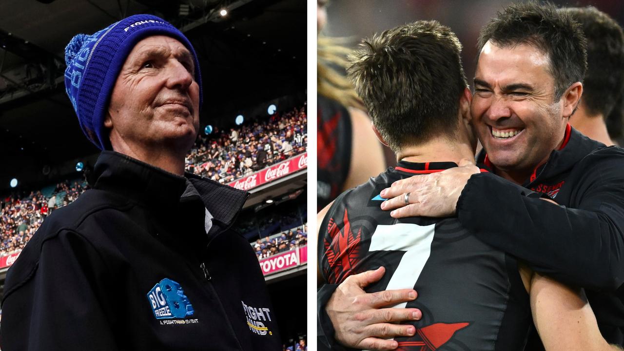 Neale Daniher visited the Bombers this week.